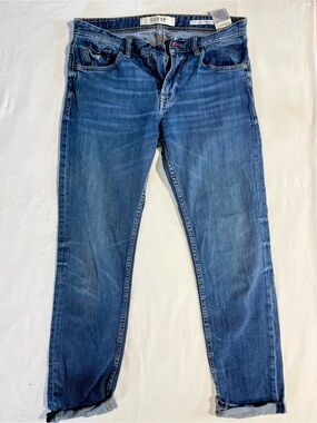 GUESS Blue Denim Jeans - Classic Straight Fit